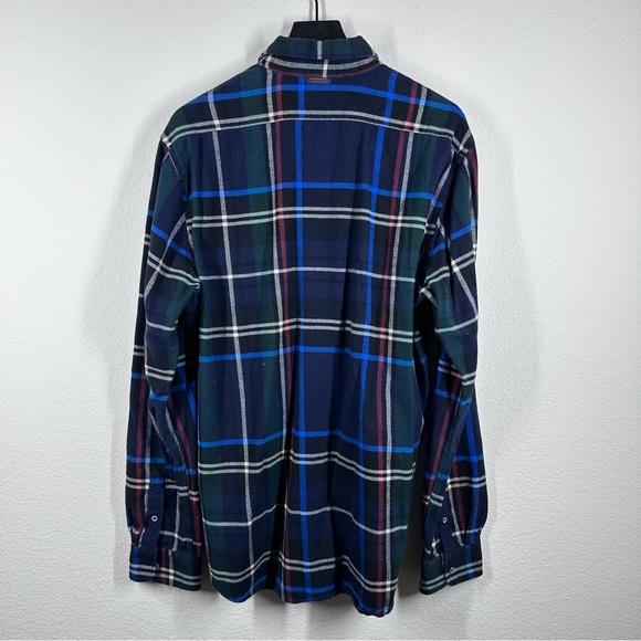 Scotch & Soda 100% Cotton Plaid Flannel Long Sleeve Button Down Shirt XXL EUC - Picture 11 of 11